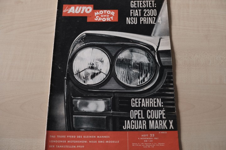 Deckblatt Auto Motor und Sport (23/1961)